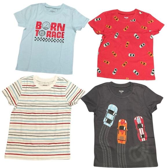 Pekkle Boy’s Graphic T-Shirts and Shorts 8 Piece Set Size 4T NWT - Picture 2 of 12